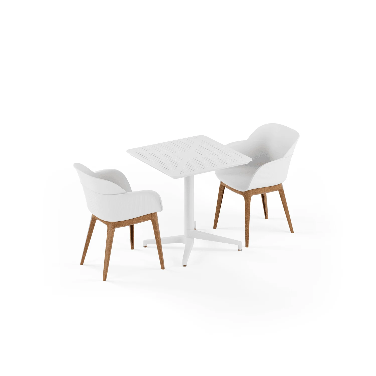 Moon 70x70 Sabit & Shell-WP Koltuk | 2 Kişilik