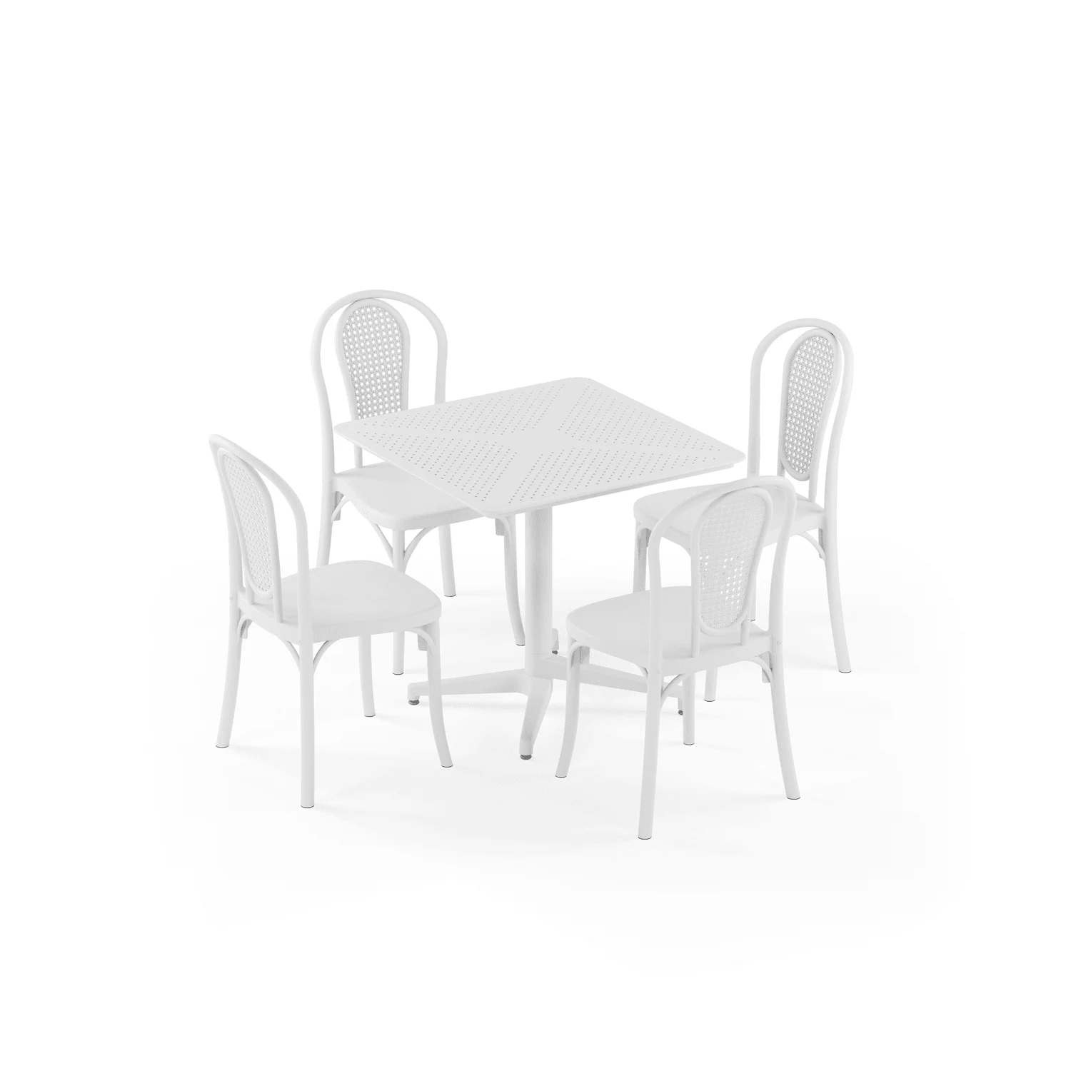 Moon 80x80 Katlanır & Sozo-C Sandalye | 4 Kişilik