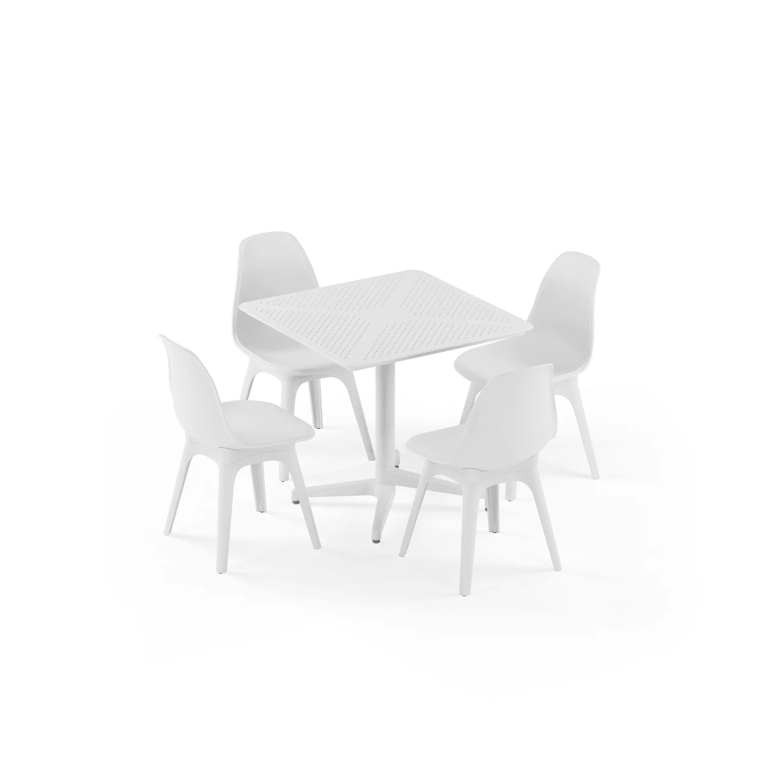 Moon 80x80 Sabit & Eos-P Sandalye | 4 Kişilik