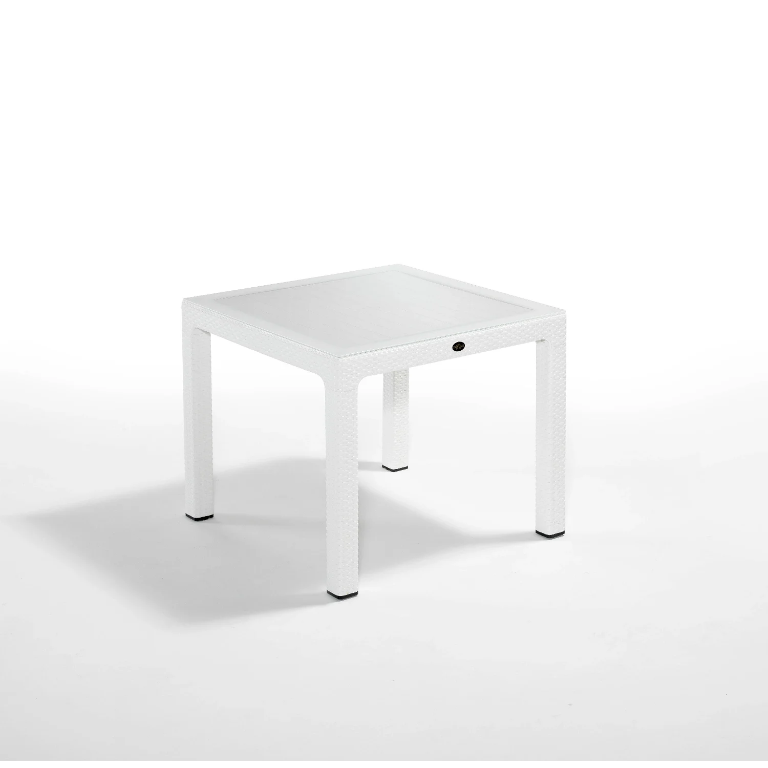 Classi Rattan Masa 90×90 Camlı