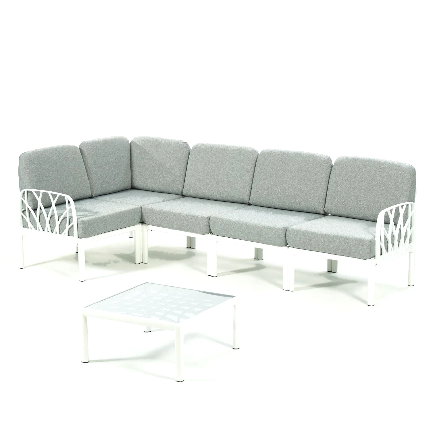 Garda Sofa Set L + Camlı Orta Sehpa