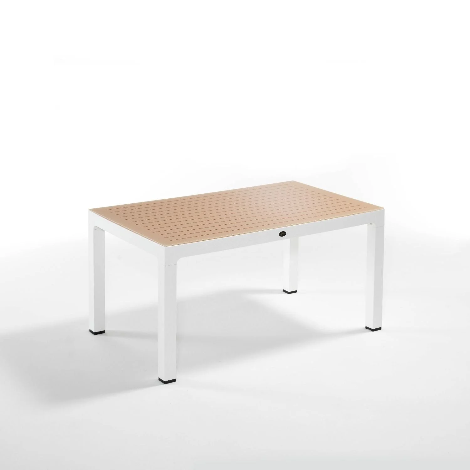 Wood Masa 90×150 Çizgili Camlı