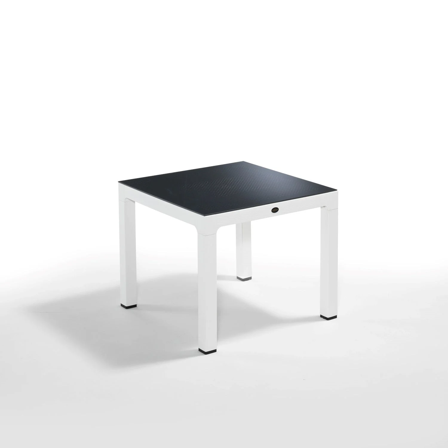 Wood Masa 90×90 Noktalı Camlı